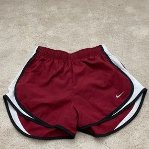 Red and White Nike Shorts